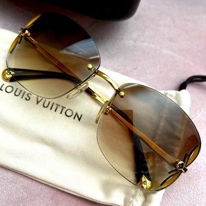 ✨Louis Vuitton Brown/Gold Gradient Z0371U Lily Sunglasses✨ Limited Edition ✨